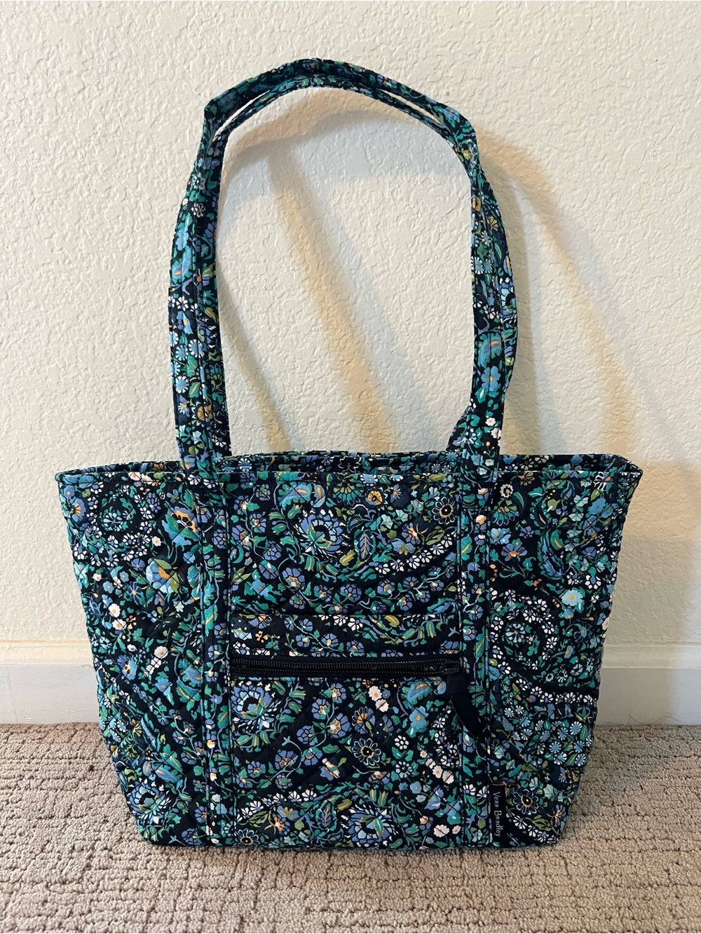 Vera Bradley Houseplant Print Shoulder Tote